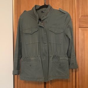 Green army jacket